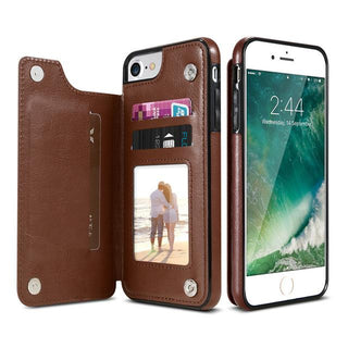 Genuine Leather iPhone Wallet-Case